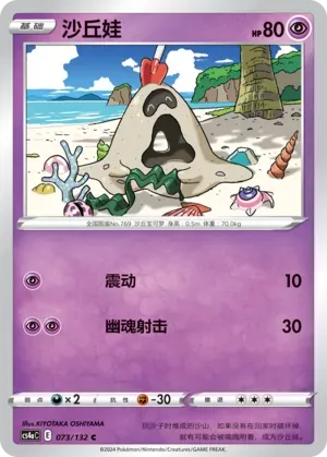 Sandygast Reverse Holo 073 Normal