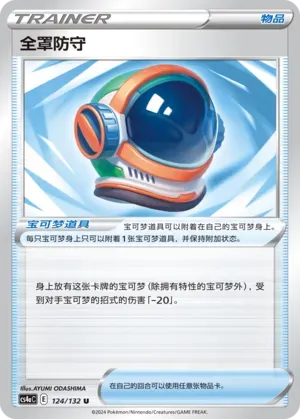 Full Face Guard Reverse Holo 124