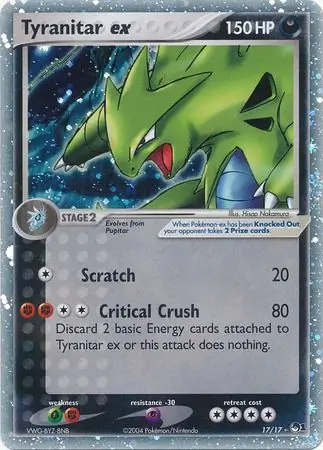 Tyranitar ex Holo 17 Normal