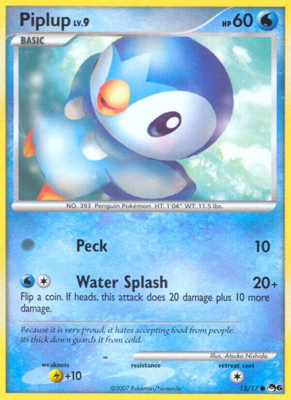 Piplup 15 Holo