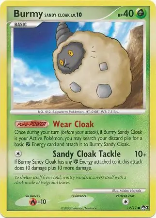 Burmy Sandy Cloak 12