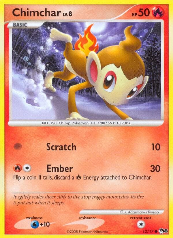 Chimchar 12 Reverse holo