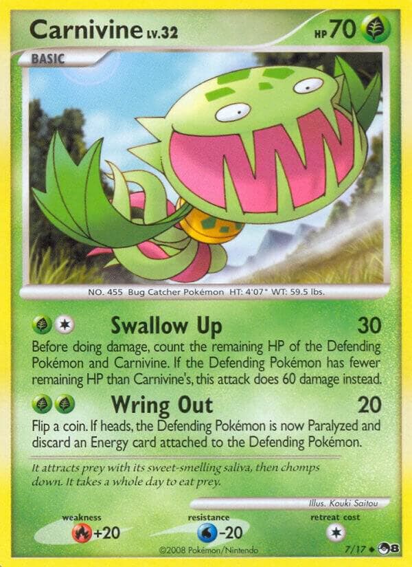 Carnivine 7 Reverse holo