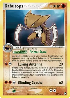 Kabutops Holo 10 Normal