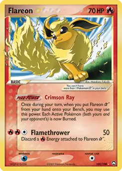 Flareon Gold Star 100 Normal