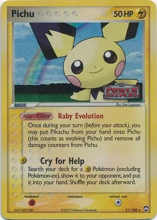 Pichu Reverse Holo 21 Normal