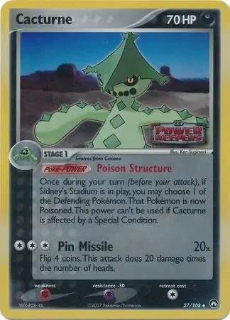 Cacturne Reverse Holo 27