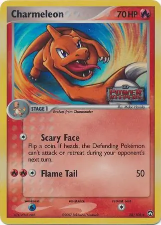 Charmeleon Reverse Holo 28