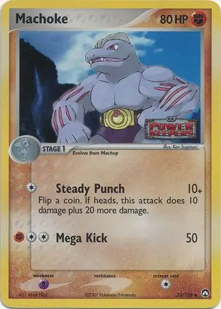 Machoke Reverse Holo 33