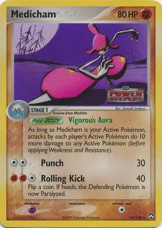 Medicham Reverse Holo 34