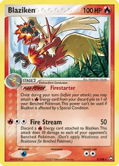 Blaziken Holo 5