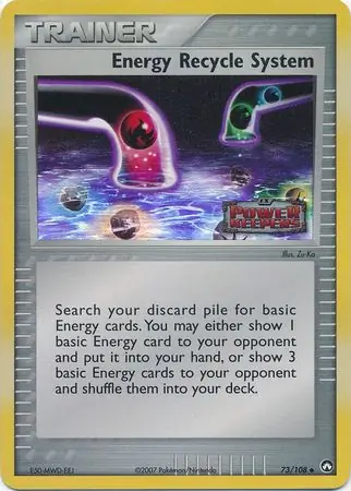 Energy Recycle System Reverse Holo 73