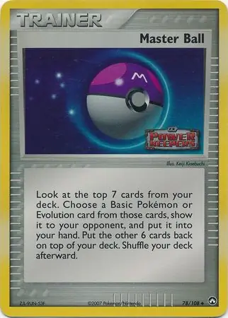 Master Ball Reverse Holo 78
