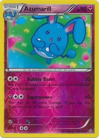 Azumarill Reverse Holo 103 Normal