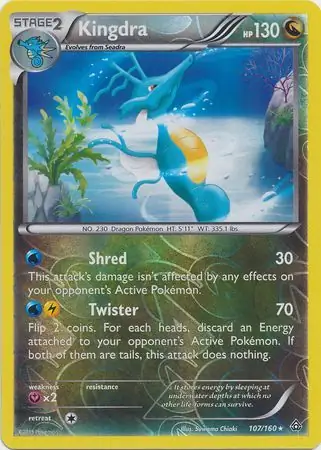 Kingdra Reverse Holo 107