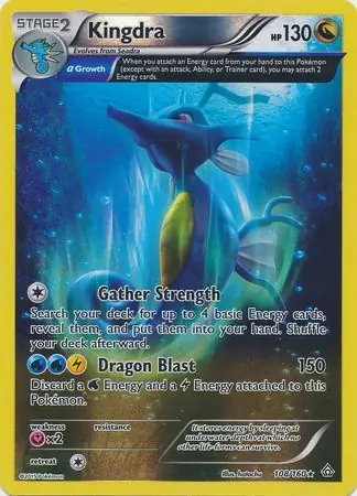 Kingdra Reverse Holo 108 Normal
