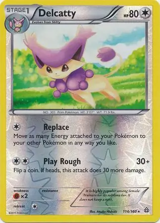 Delcatty Reverse Holo 114 Normal