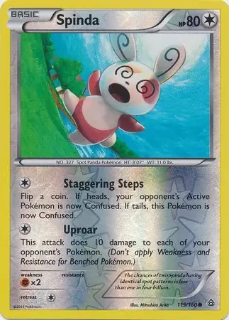 Spinda Reverse Holo 115 Normal