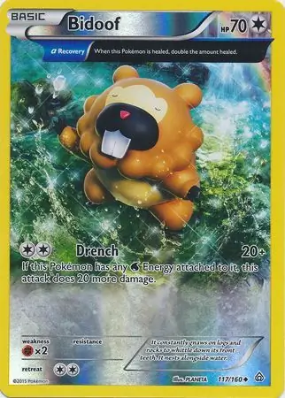 Bidoof Reverse Holo 117
