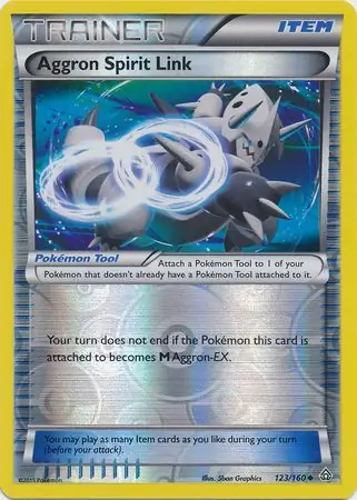 Aggron Spirit Link Reverse Holo 123 Normal