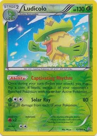 Ludicolo Reverse Holo 12 Normal