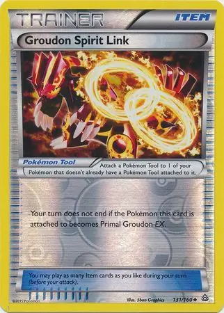 Groudon Spirit Link Reverse Holo 131 Normal