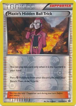 Maxie's Hidden Ball Trick Reverse Holo 133 Normal