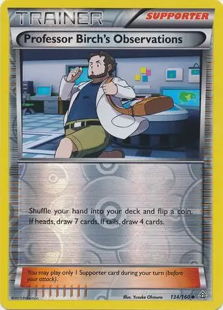 Professor Birch's Observations Reverse Holo 134 Normal