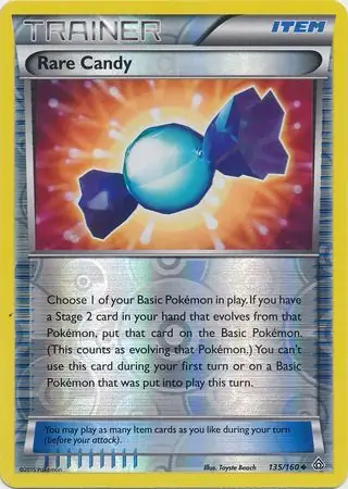 Rare Candy Reverse Holo 135 Normal
