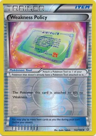 Weakness Policy Reverse Holo 142 Normal