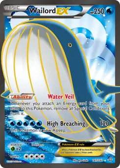 Full Art Wailord EX 147 Normal