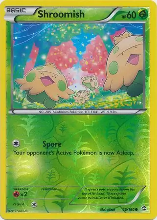 Shroomish Reverse Holo 15 Normal