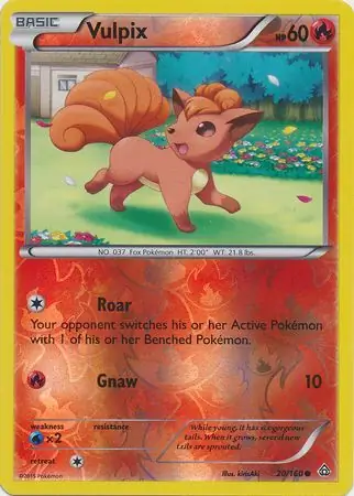 Vulpix Reverse Holo 20 Normal