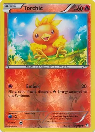 Torchic Reverse Holo 25 Normal