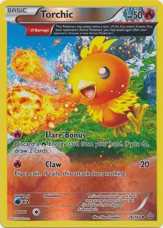 Torchic Reverse Holo 26 Normal