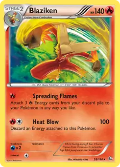 Blaziken Holo 28 Normal