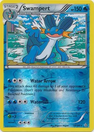 Swampert Reverse Holo 35 Normal