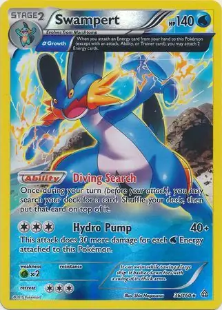 Swampert Reverse Holo 36 Normal