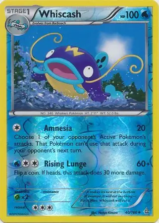 Whiscash Reverse Holo 40
