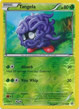Tangela Reverse Holo 4 Normal