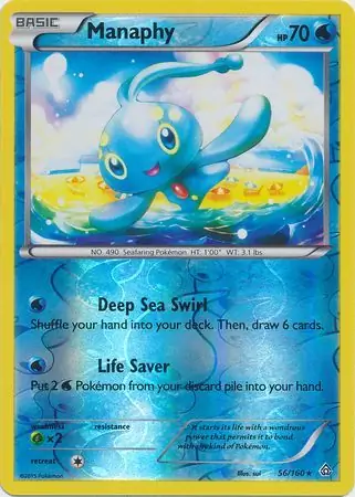 Manaphy Reverse Holo 56 Normal