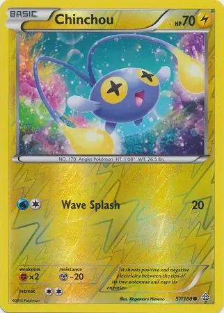 Chinchou Reverse Holo 57 Normal