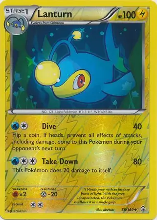 Lanturn Reverse Holo 58 Normal