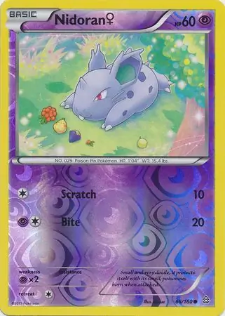 Nidoran Reverse Holo 66 Normal