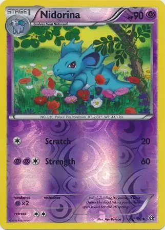 Nidorina Reverse Holo 67 Normal