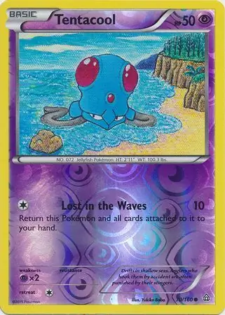 Tentacool Reverse Holo 70 Normal