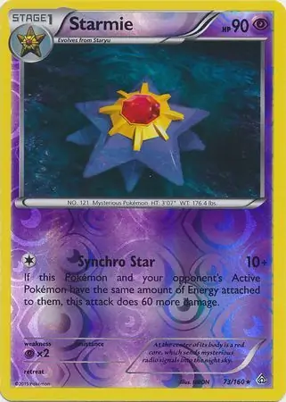 Starmie Reverse Holo 73