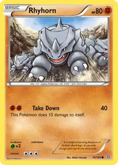 Rhyhorn 74 Normal