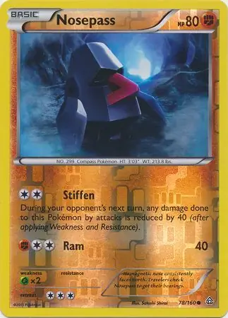 Nosepass Reverse Holo 78 Normal
