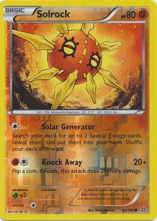 Solrock Reverse Holo 83